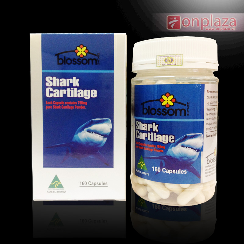 Sụn vi cá mập Úc Shark Cartilage 160v hỗ trợ điều trị xương khớp