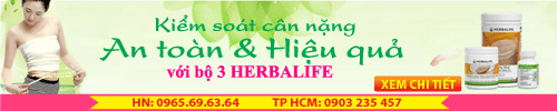 quảng cáo sản phẩm herbalife